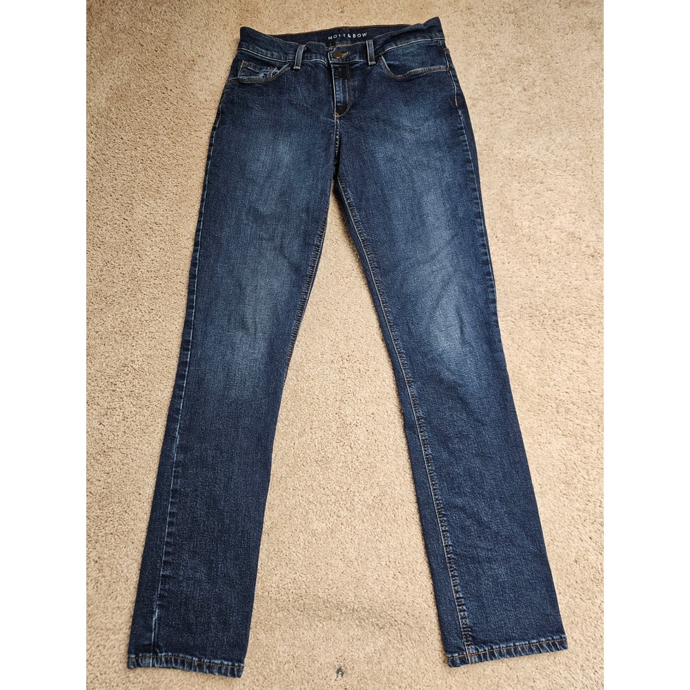 Mott & Bow Womens Ridge Boyfriend Jeans Dark Wash Denim W28 L32 SBOY_RIDG_21MO